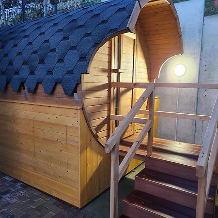 Haus Strandkoerv Mit Fass-Sauna Loddin Kültér fotó