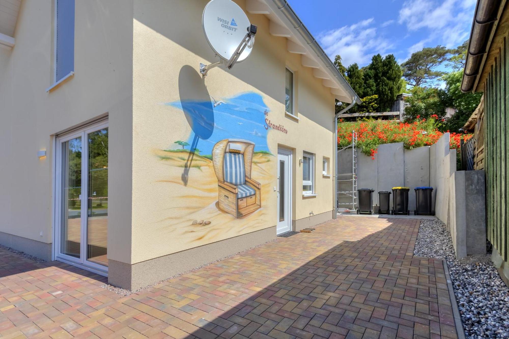 Haus Strandkoerv Mit Fass-Sauna Loddin Kültér fotó